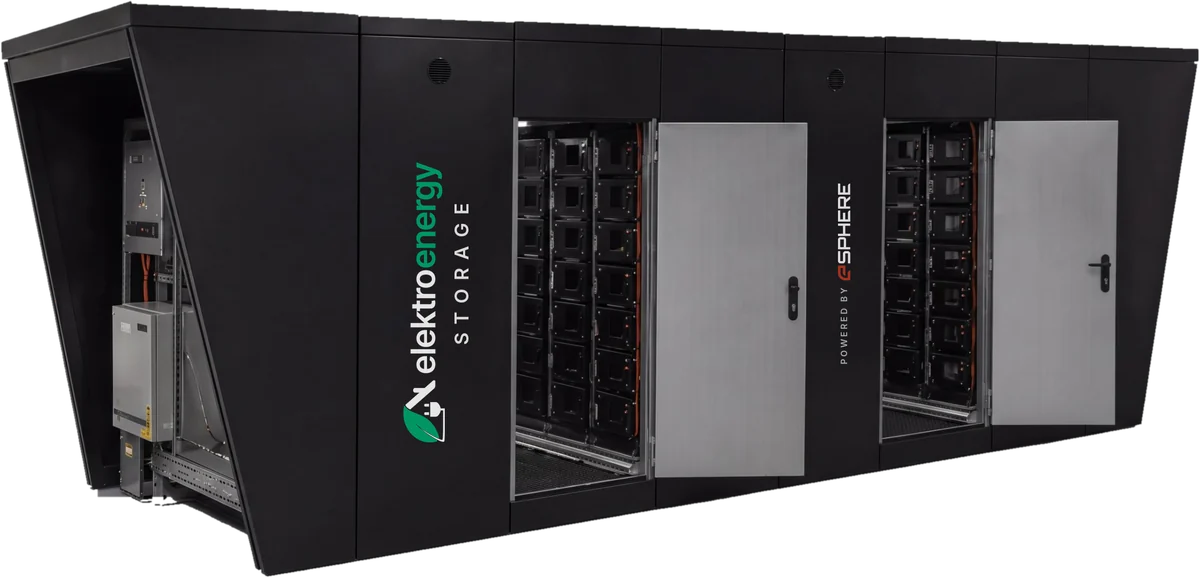 Black Volt Nexus mit der Aufschrift elektroenergy STORAGE